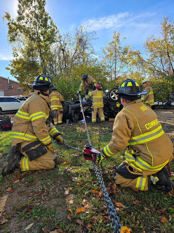 moving a wrecked vehicle